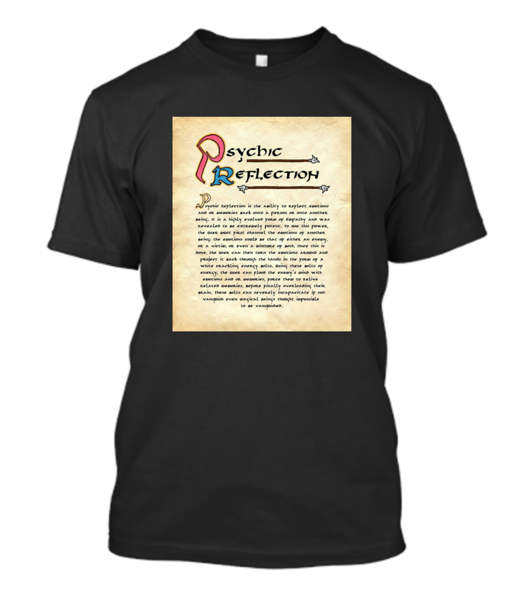 Psychic Reflection Ability To Explore Emotions And Harness Energy T-Shirt
