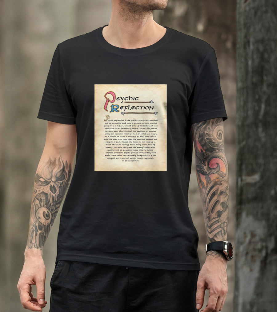 Psychic Reflection Ability To Explore Emotions And Harness Energy T-Shirt
