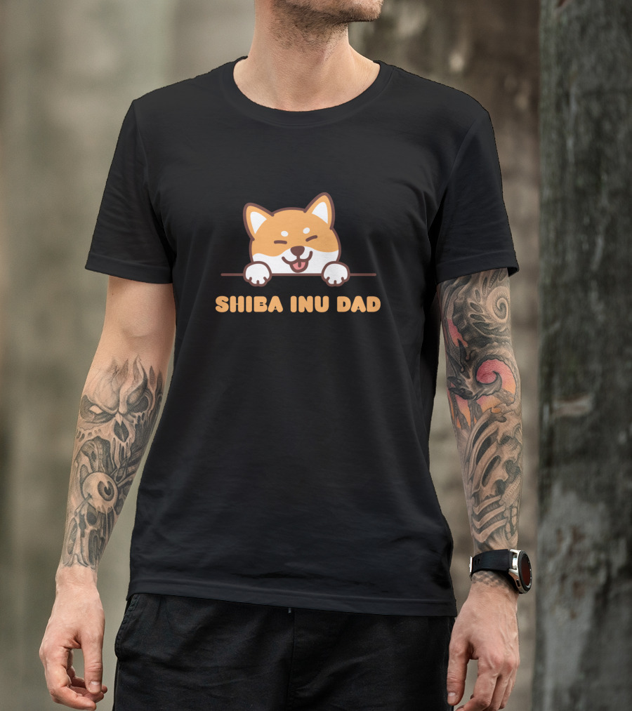 Shiba Inu Dad Cute Shiba Inu Dog T-Shirt