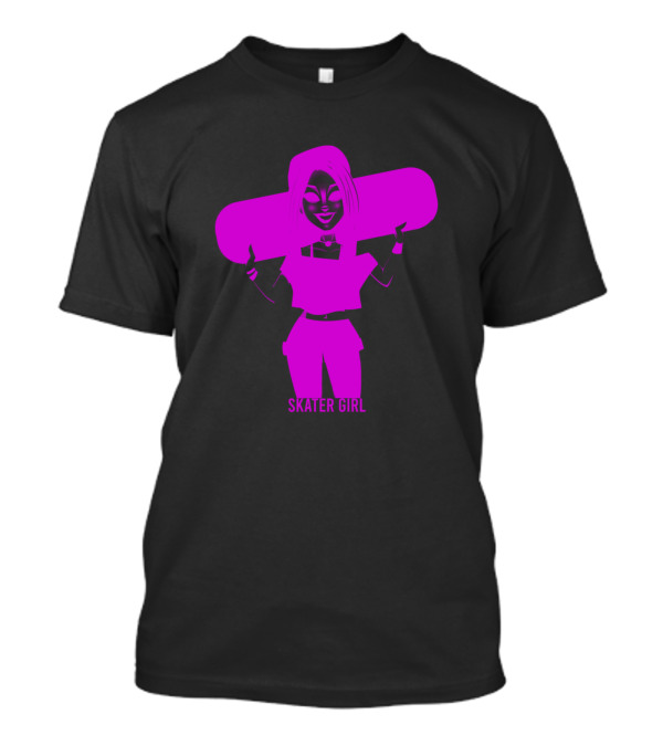 Skater Girl Bold Neon T-Shirt