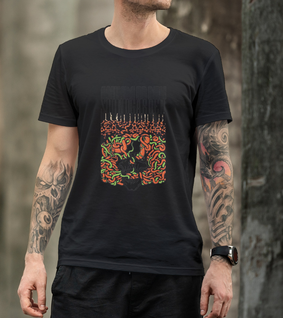Soundgarden Skull And Snakes T-Shirt