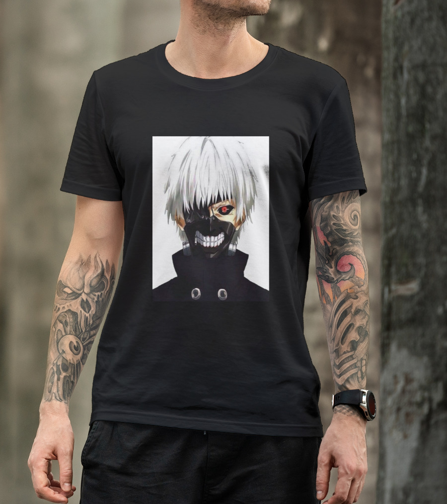 Tokyo Ghoul Anime Manga Series Kaneki Ken Masked Character T-Shirt