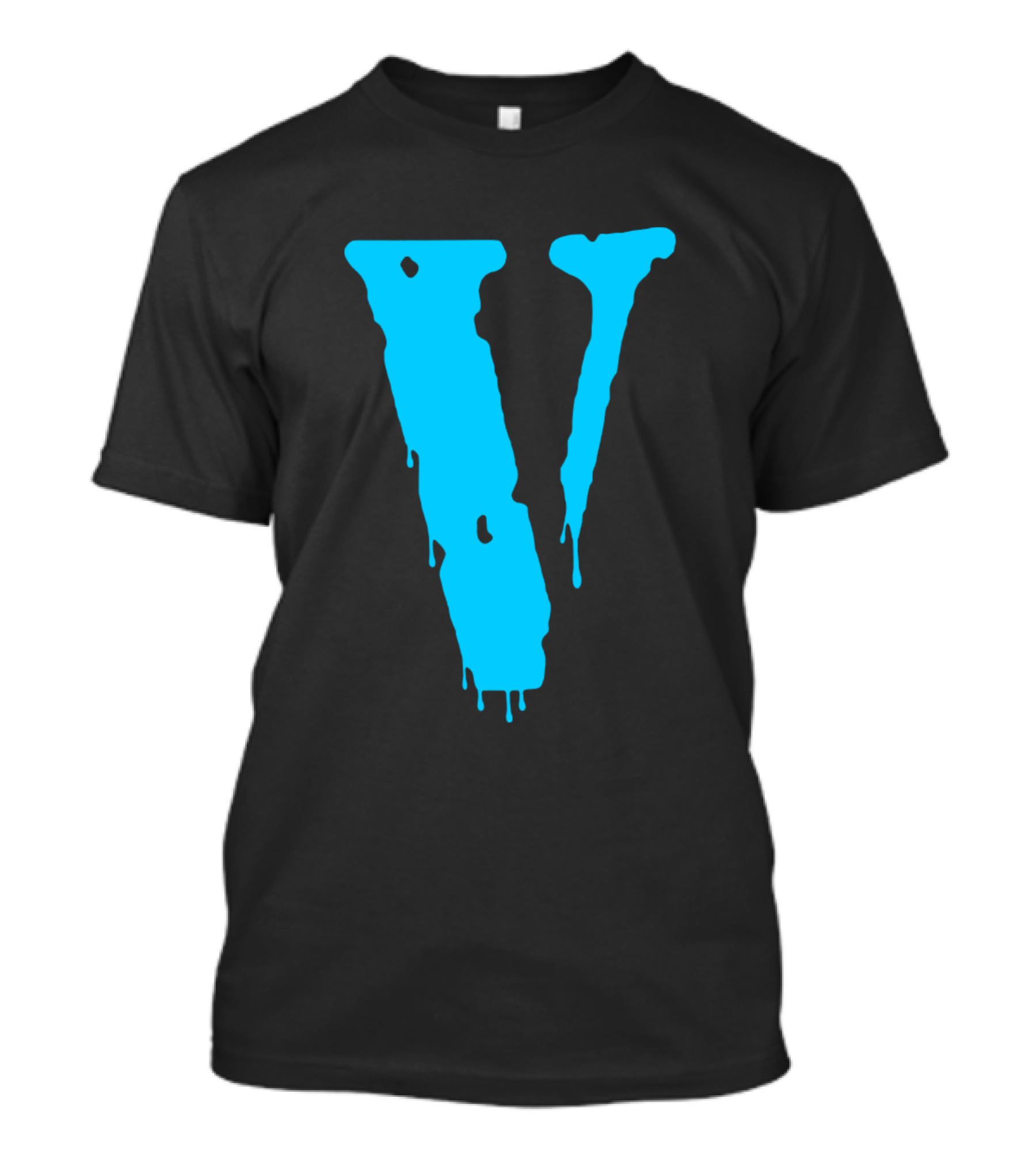 Vlone Baby Blue Dripping V Icon Classic Bestseller T-Shirt
