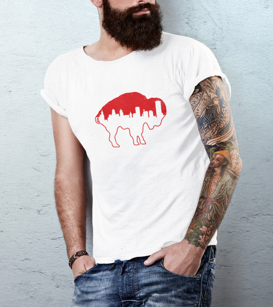 Buffalo Skyline NY Bflo Mafia Game Day Buffalo T-Shirt