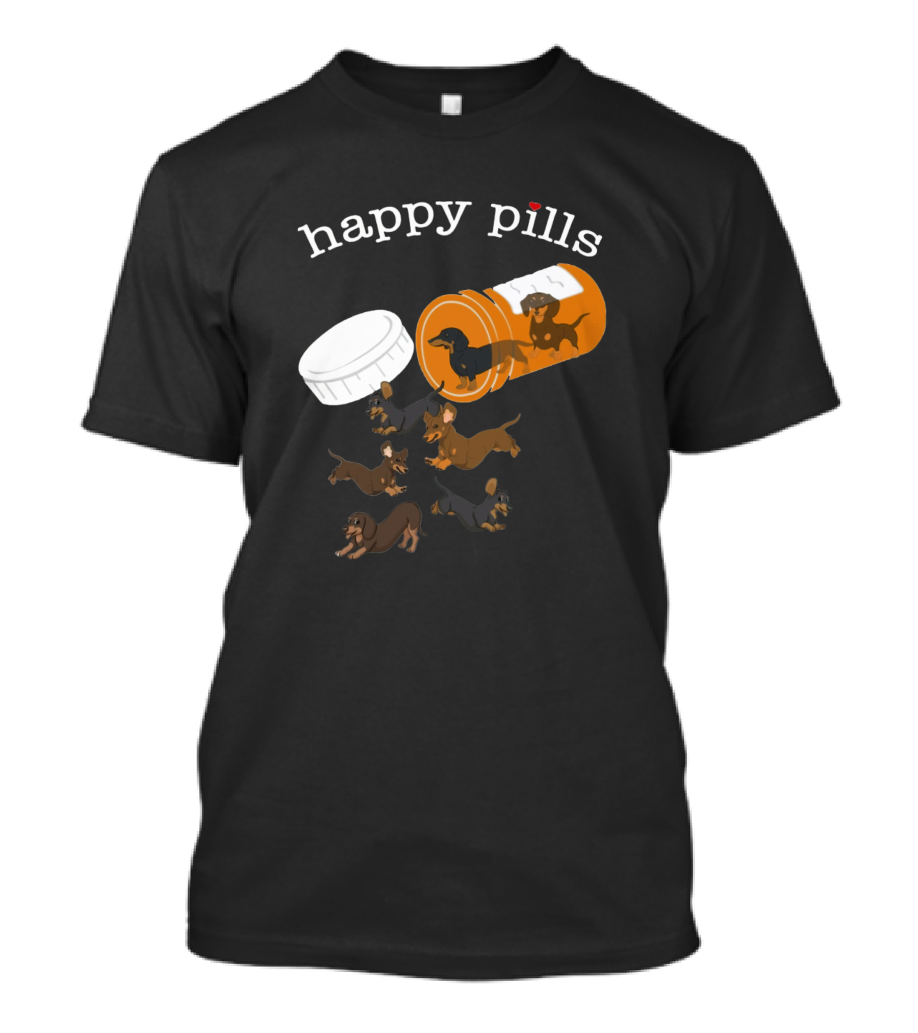 Happy Pills Dachshund Lovers T-Shirt