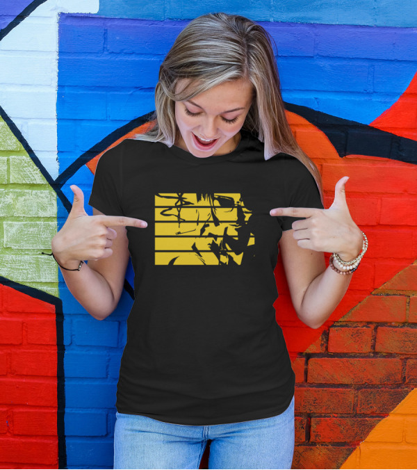 Faye Cigarette And Sunglasses Abstract Line T-Shirt