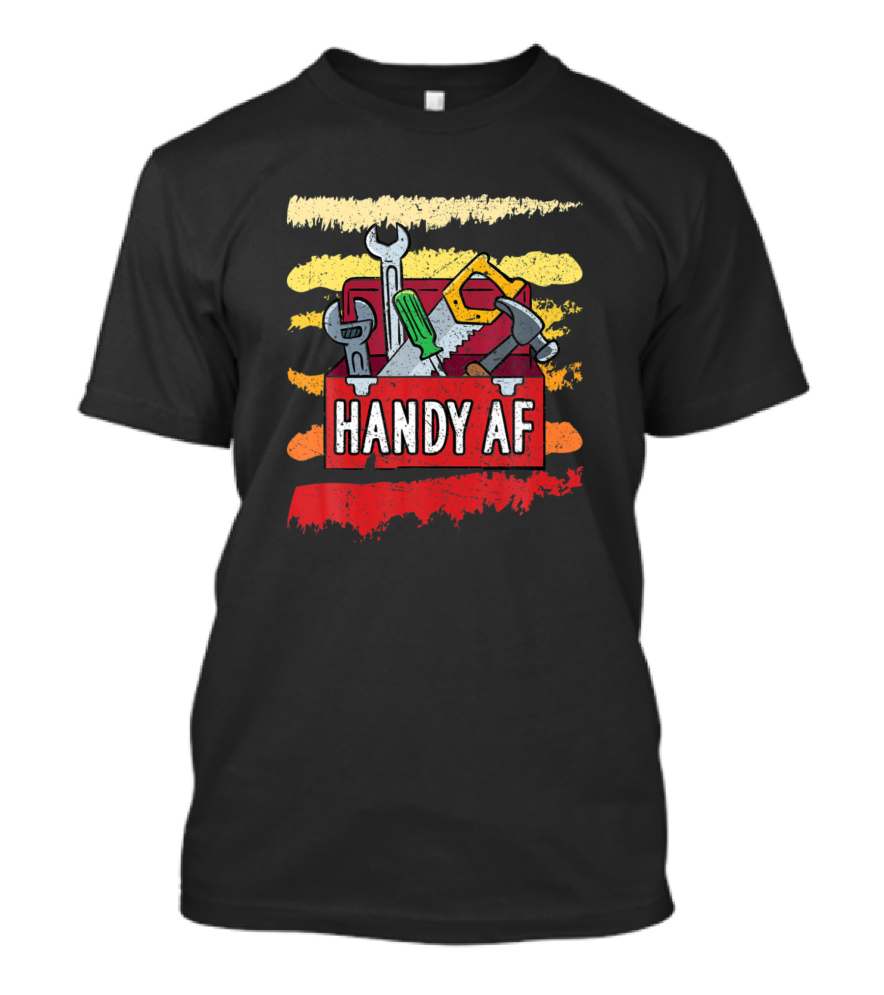 Handy Af Tools Toolbox Craftsman Handyman T-Shirt