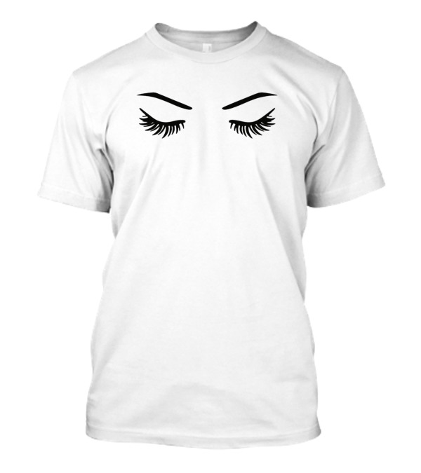 Eye Lashes Sleepy Closed Eyes T-Shirt