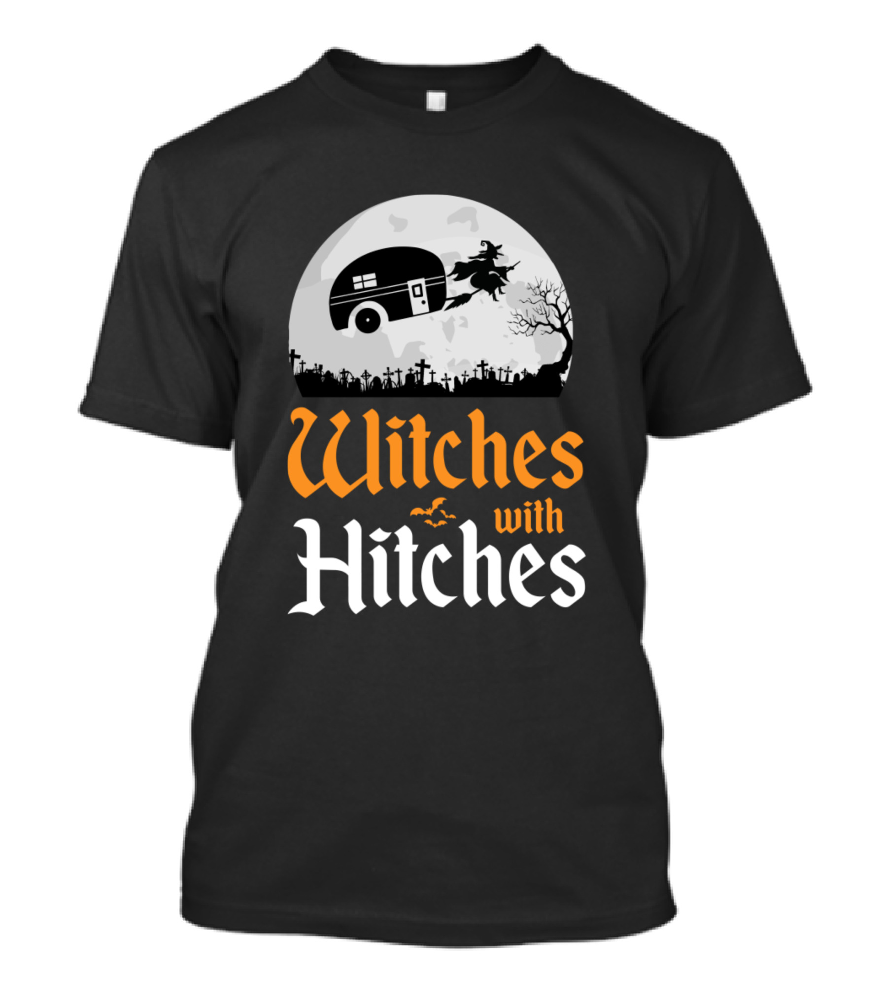 Witches With Hitches Funny Camping Halloween Costume T-Shirt