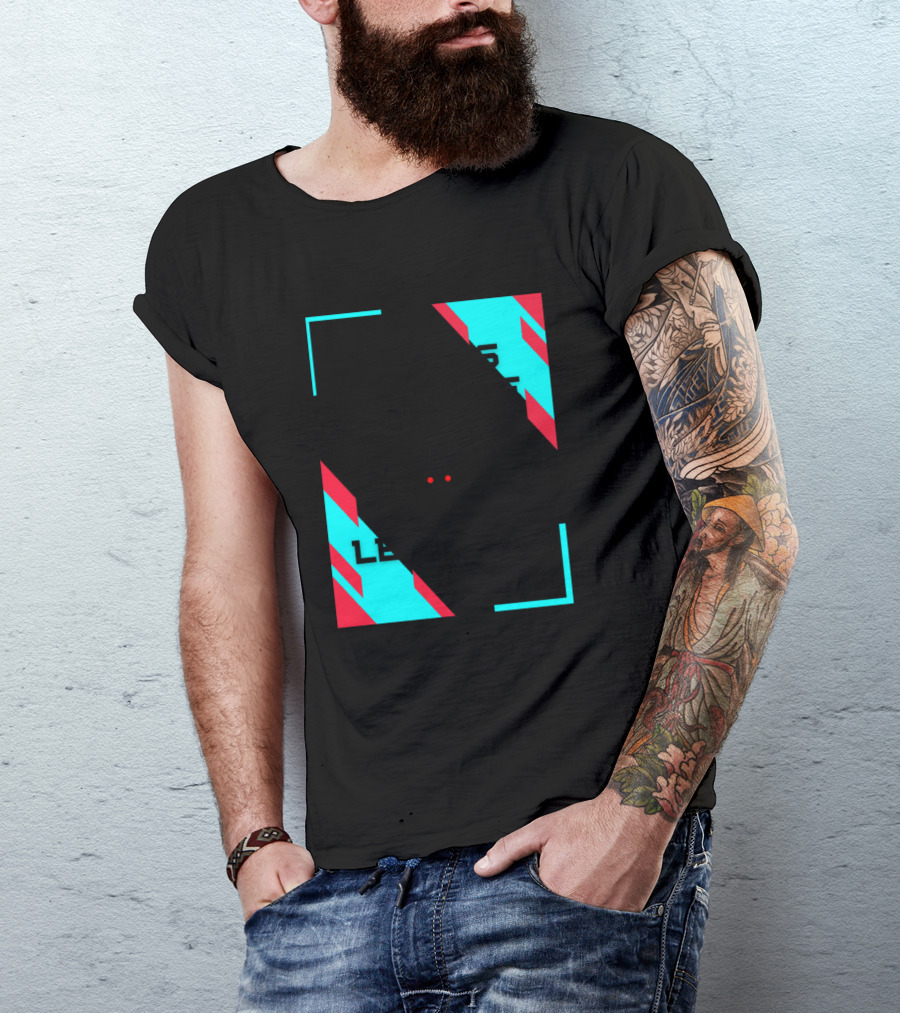 Gamers Dont Age We Level Up Red Blue Gamer Headset T-Shirt