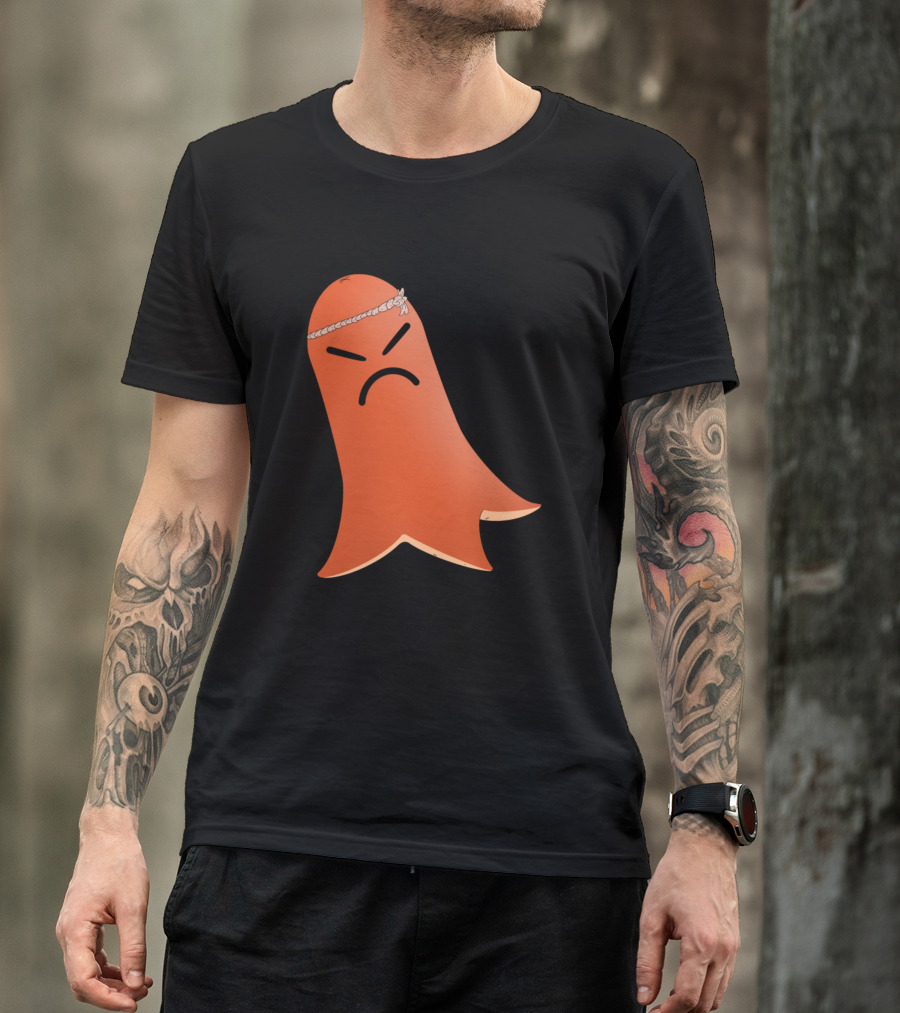 Hot Dog Octo Kun Angry Cartoon Character With Headband T-Shirt