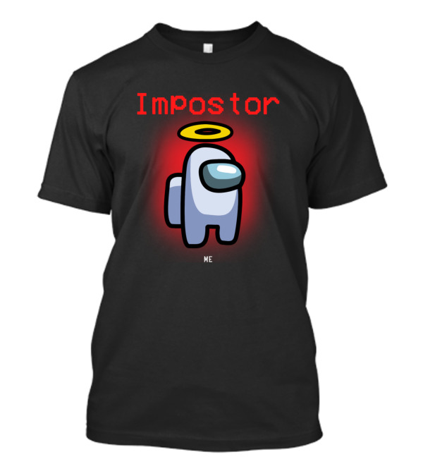 Impostor Me Halo Among Us Character T-Shirt