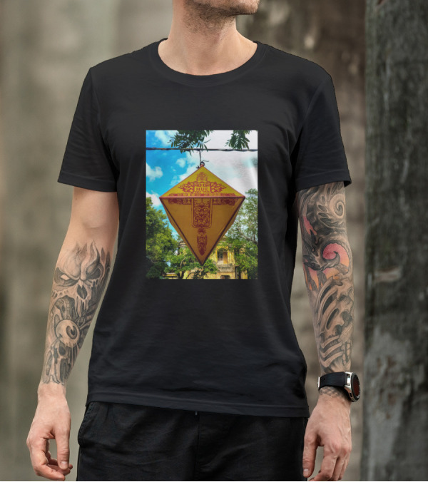 Imperial City Hue Vietnam Lantern With Intricate Patterns And Historic Architecture T-Shirt