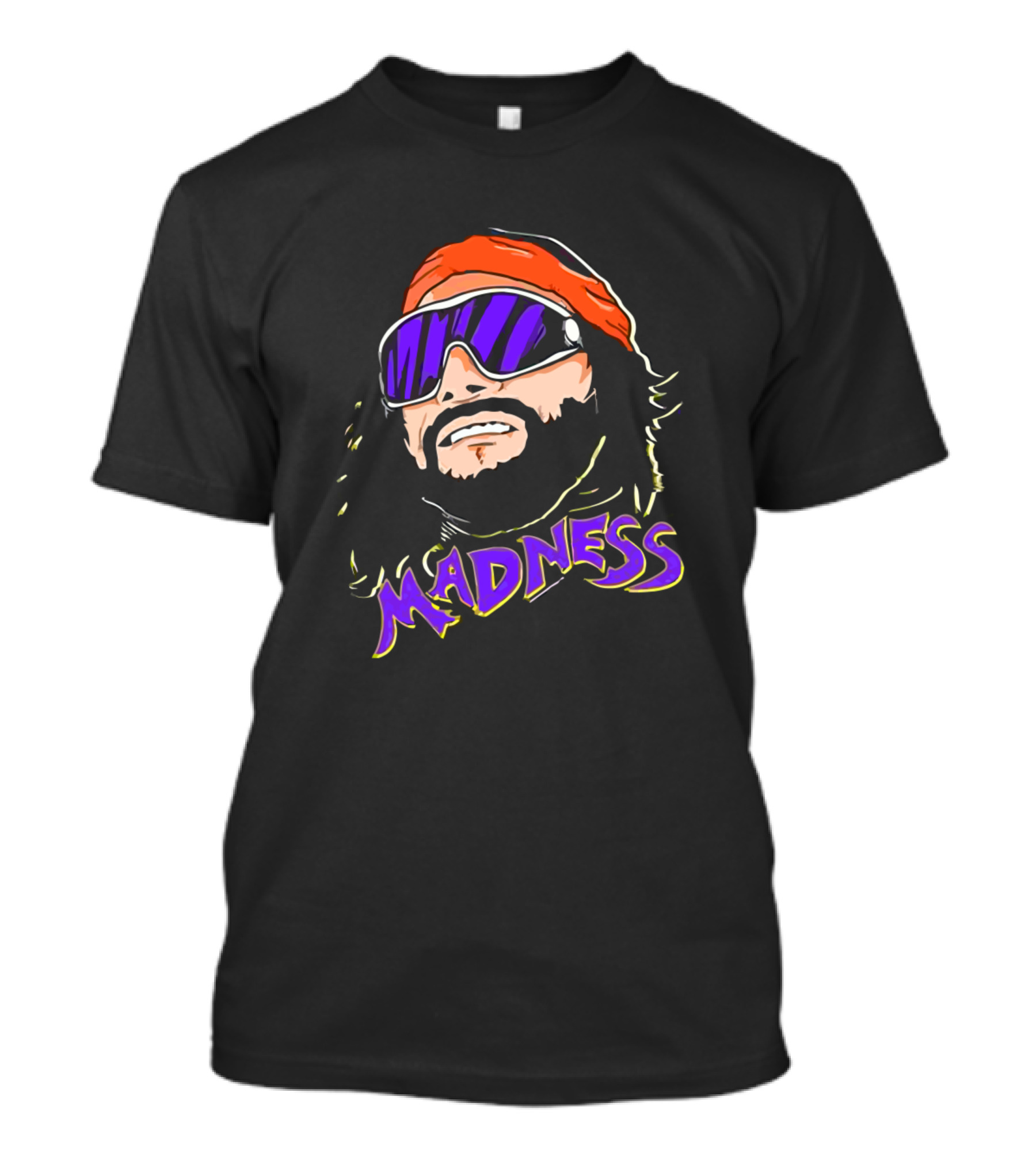 Macho Man Madness Iconic Shades And Bandana T-Shirt