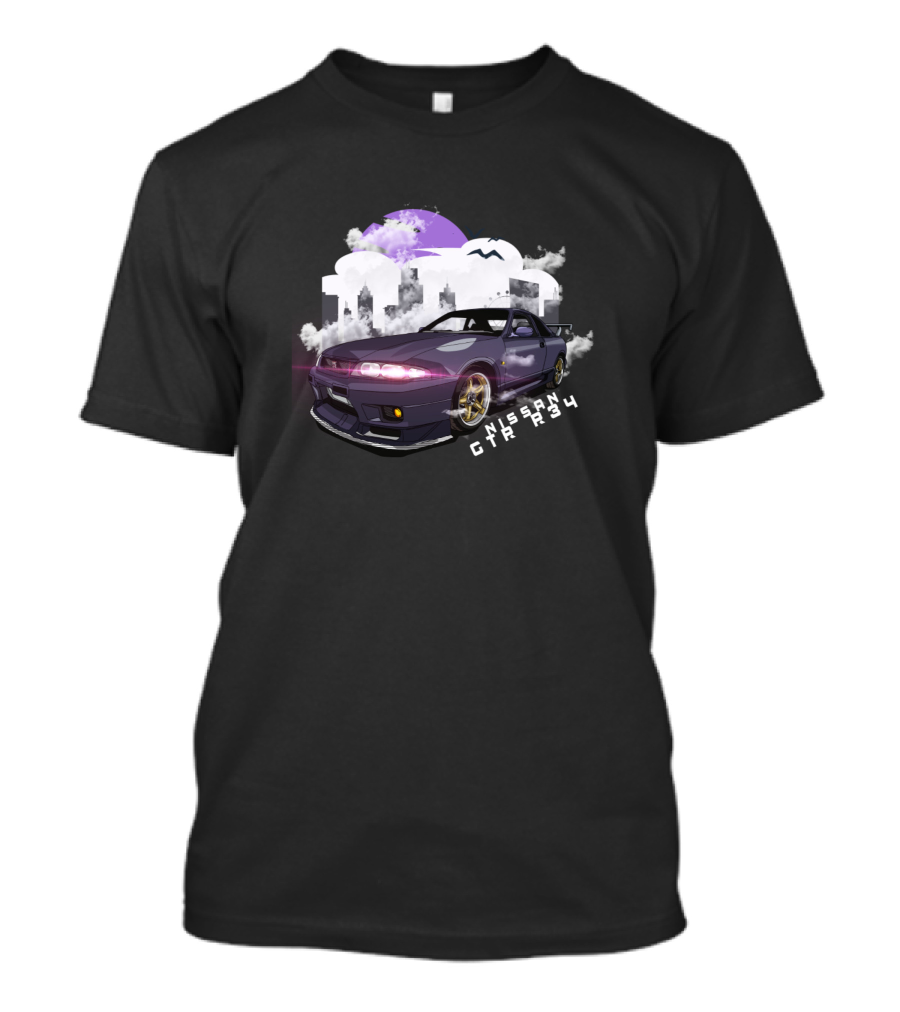 Nissan Gtr R34 Skyline Night T-Shirt