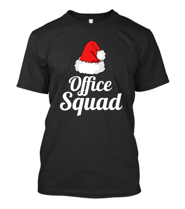 Office Squad Christmas Santa Hat T-Shirt