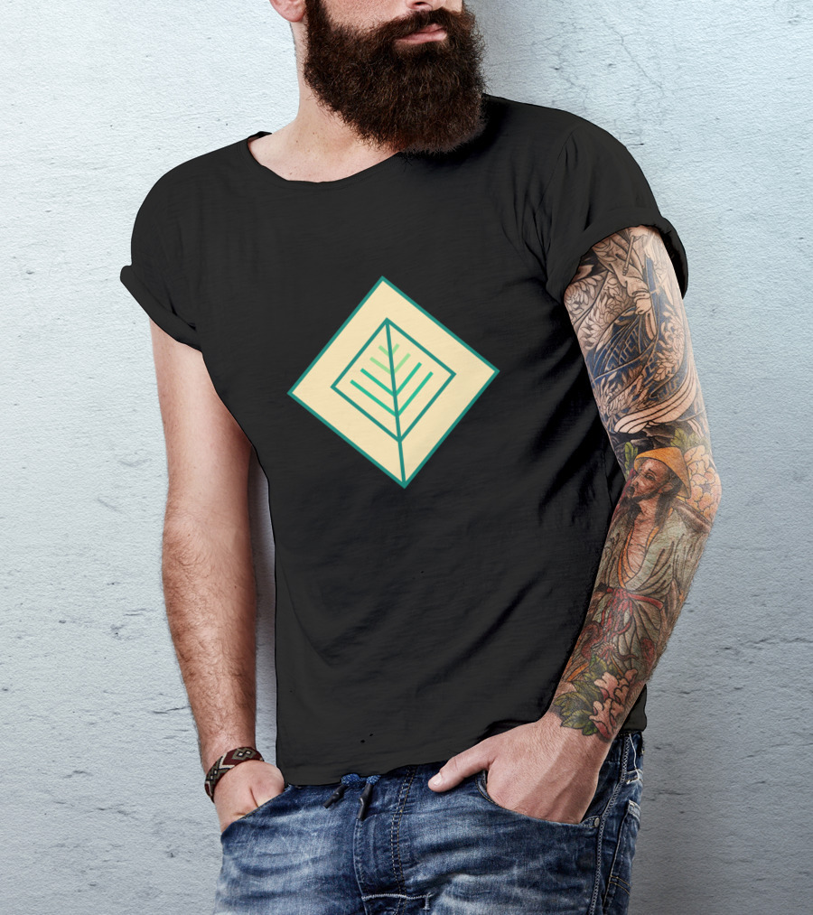 Save Our Forest Geometric Tree T-Shirt