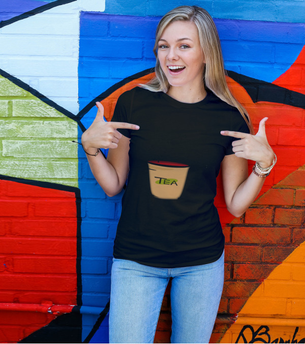 Tea Cup With Simple T-Shirt