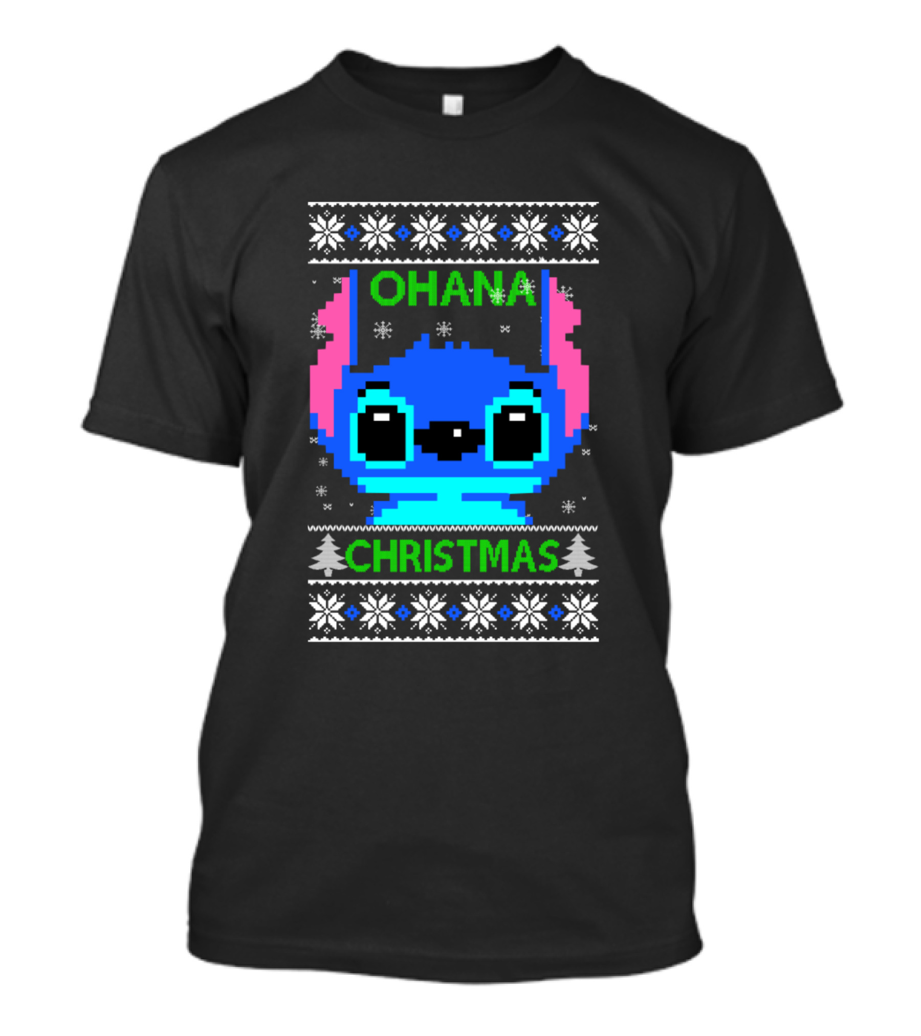 Ohana Christmas Ugly Christmas Fantasy T-Shirt
