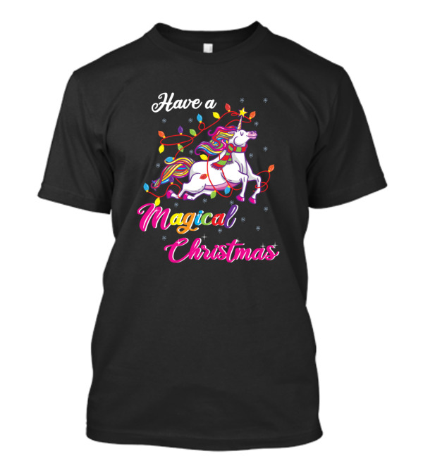 Have A Magical Christmas Unicorn T-Shirt