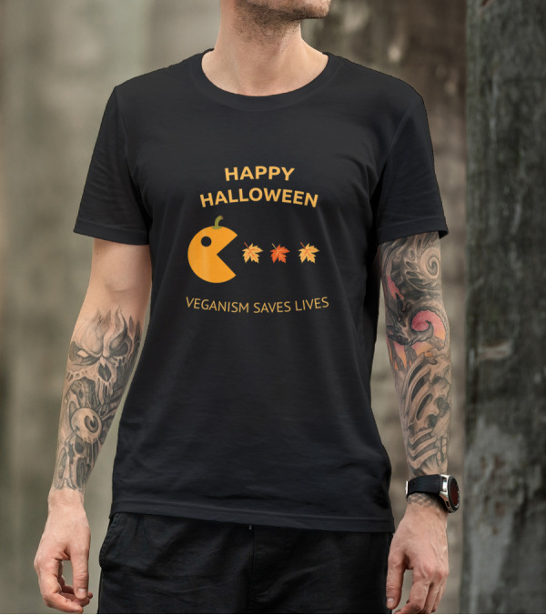 Happy Halloween Veganism Saves Lives T-Shirt
