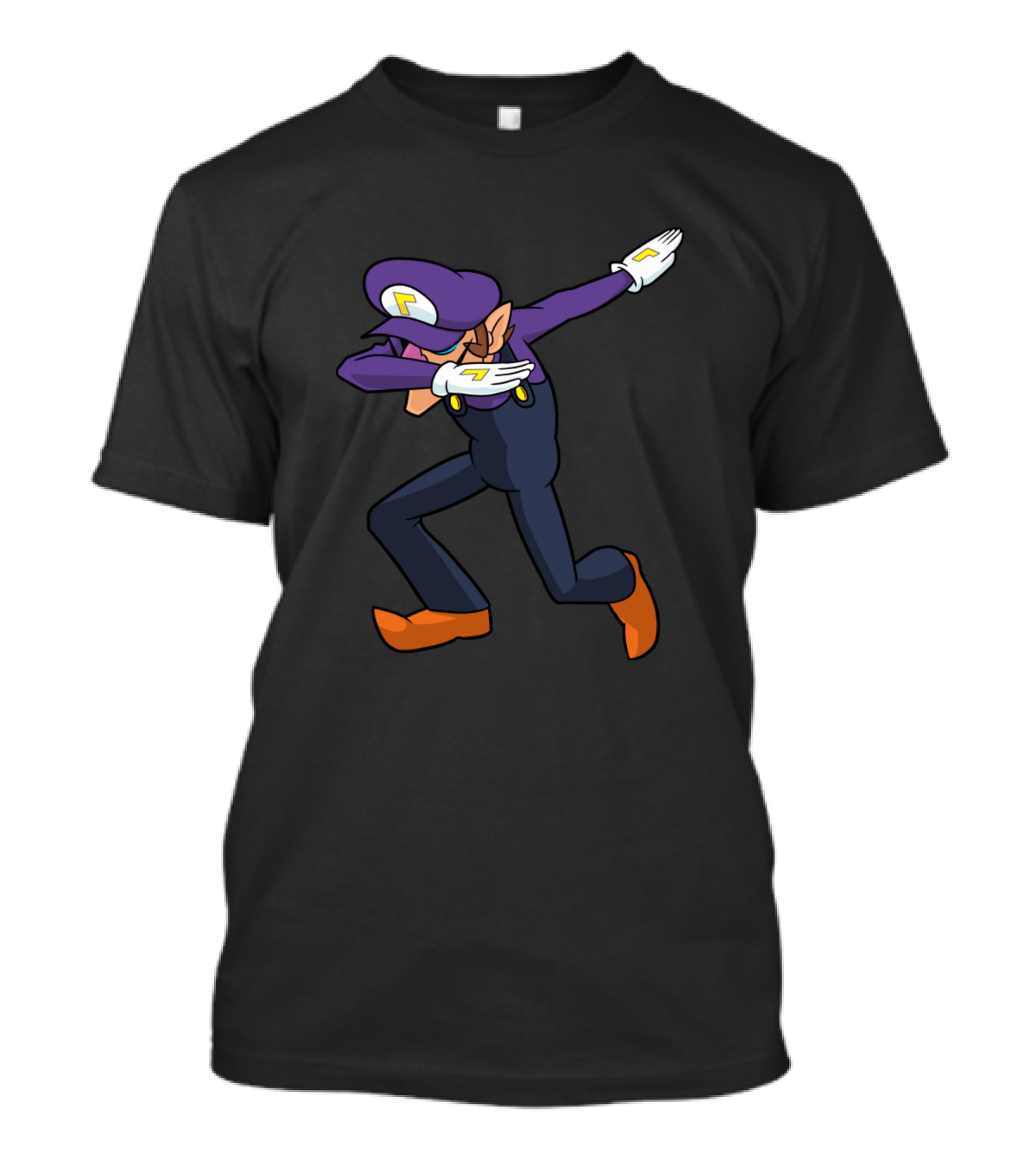 Waluigi Dab Pose Nintendo Character Memes T-Shirt