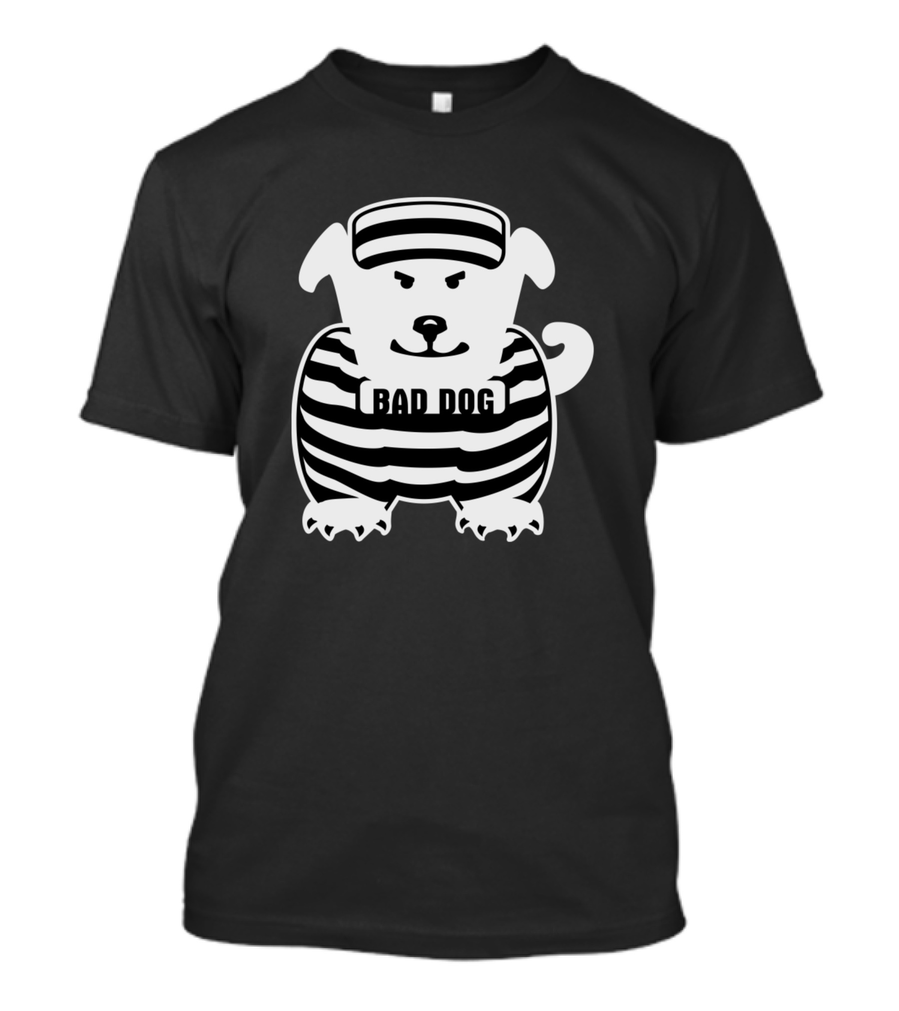 Bad Dog Vts2 Striped Prisoner Puppy T-Shirt