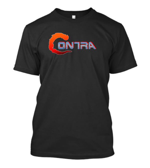 Contra Retro Gaming Logo Nostalgia T-Shirt