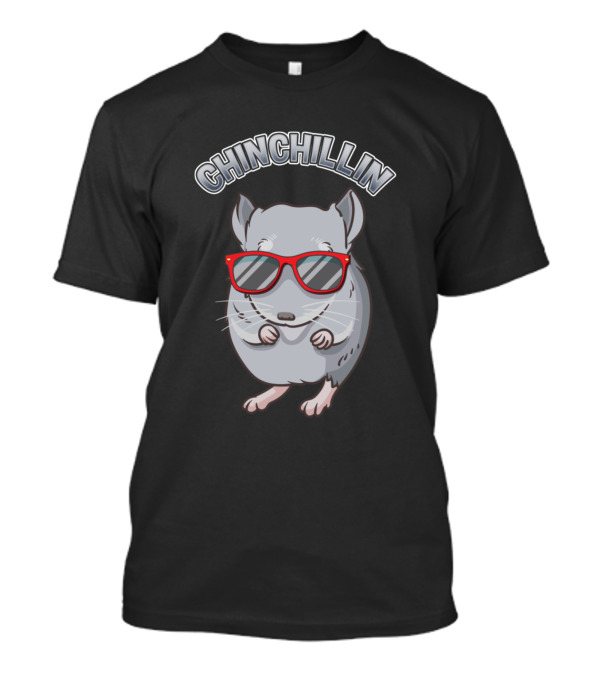 CHINCHILLIN Cute Rodent Sunglasses T-Shirt
