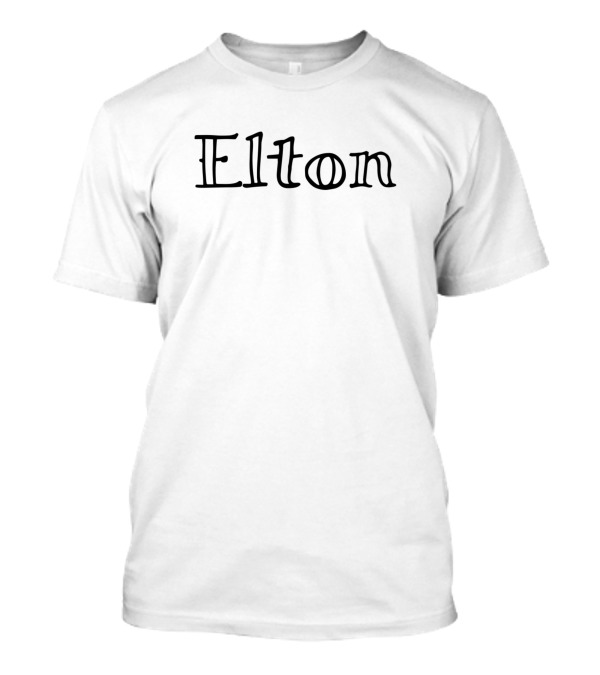 Elton Fun Whimsical Text T-Shirt