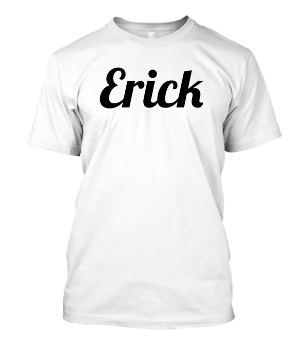 Erick Bold Black Minimalist T-Shirt