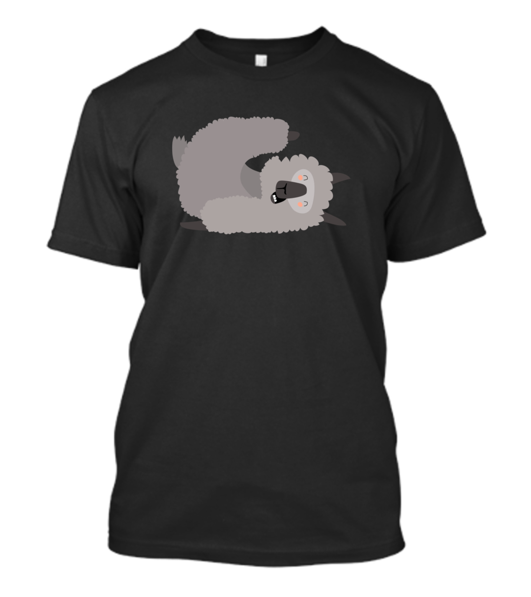 Funny Llama Doing Yoga Pose T-Shirt