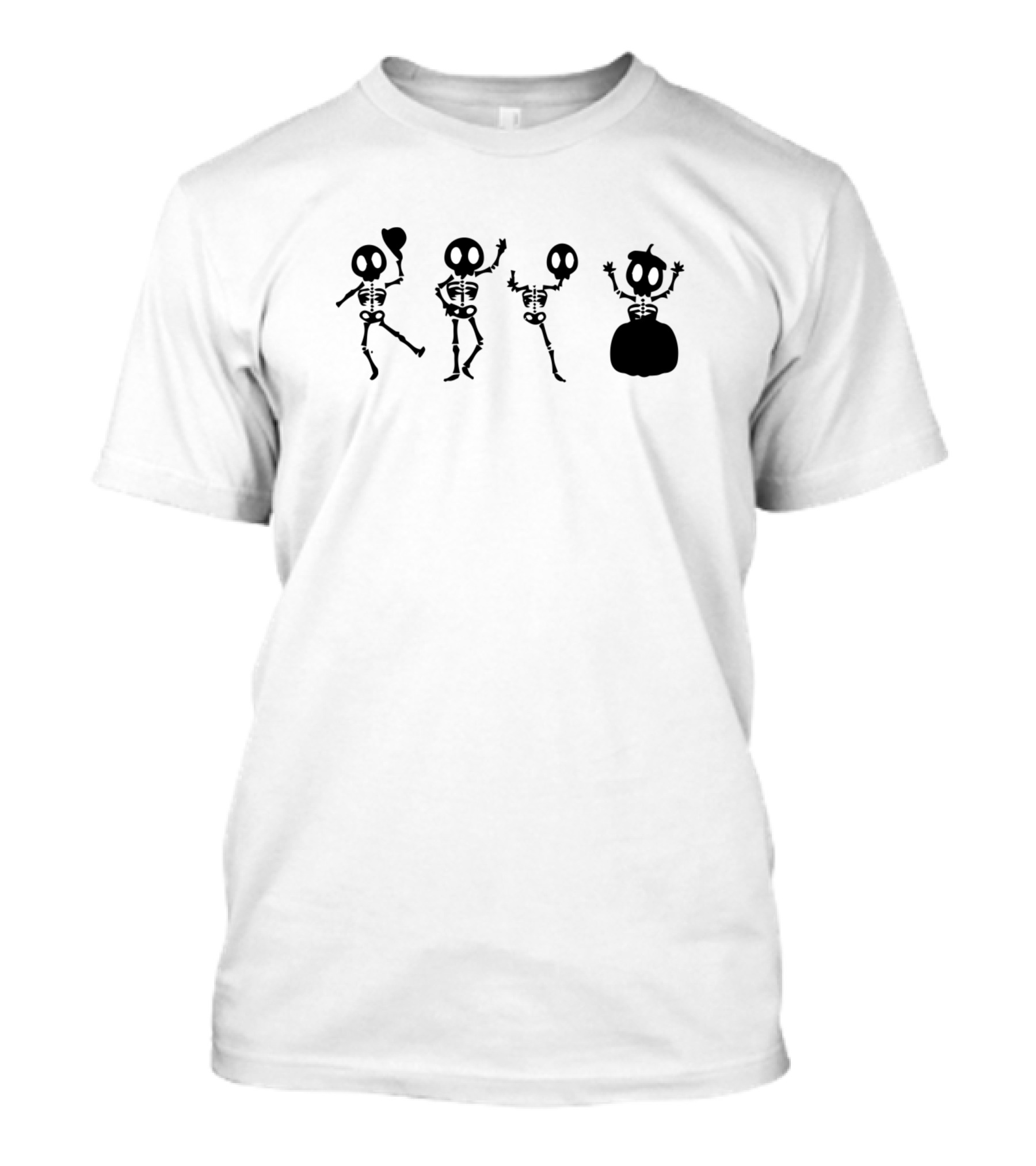 Happy Dancing Skeleton Zombie Party T-Shirt