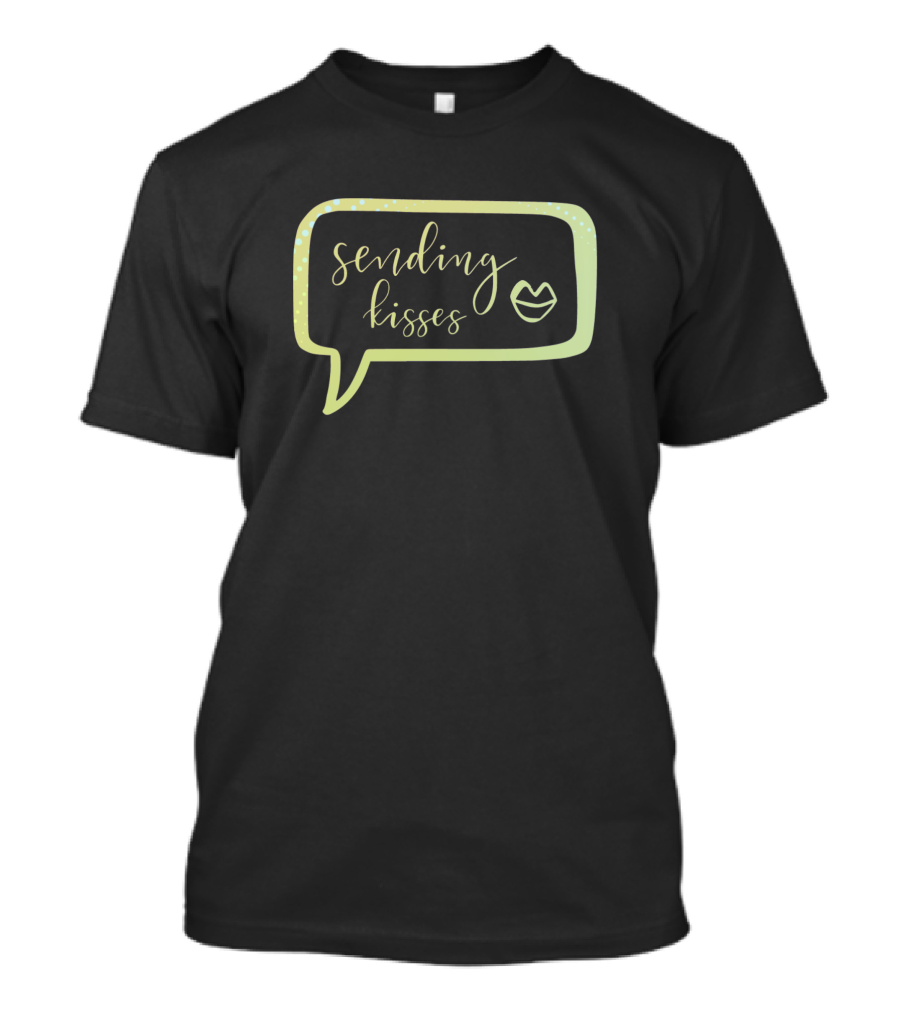 Sending Kisses Love Love Lips Heart Valentine Valentines T-Shirt