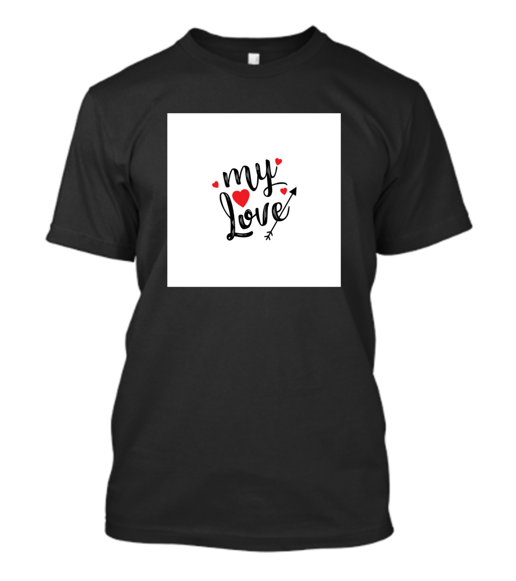 My Love With Hearts And Arrow T-Shirt