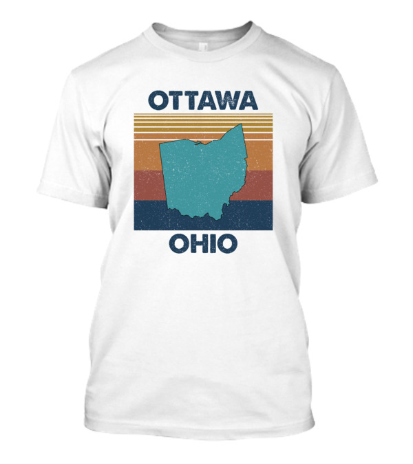 Ottawa Ohio Vintage Retro State T-Shirt