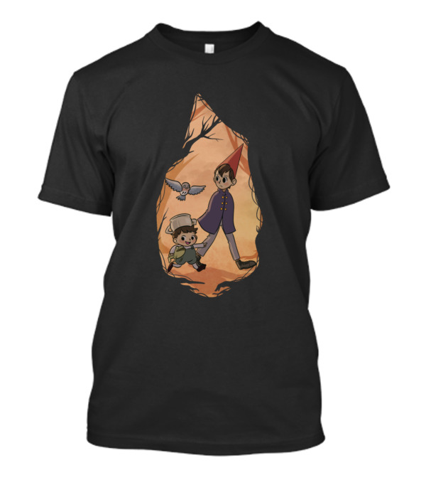 Over The Garden Wall Inspired Design Wirt Greg Beatrice Walking In Woods T-Shirt