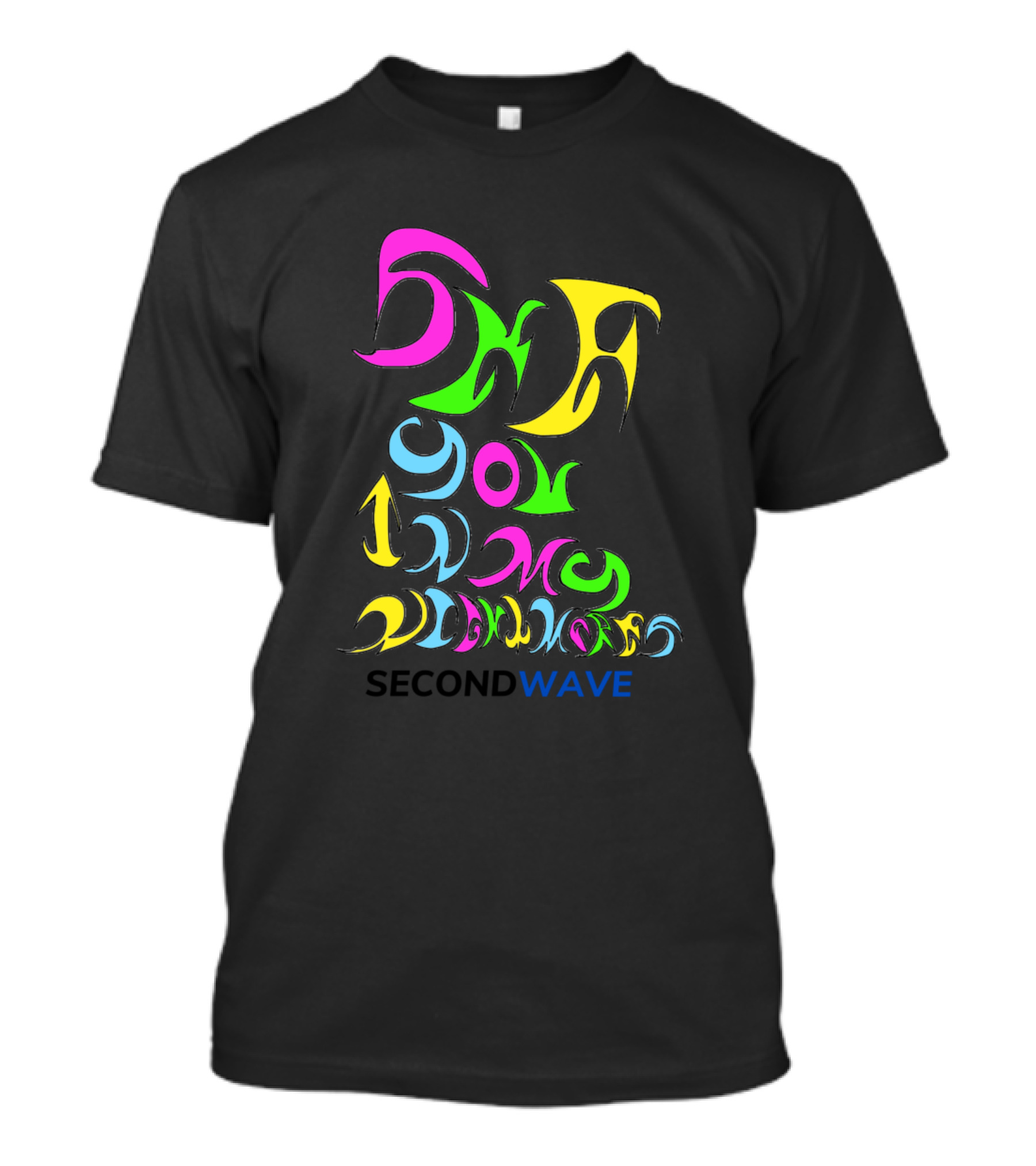 Proud Satanist Second Wave Vibrant Abstract Numerals T-Shirt