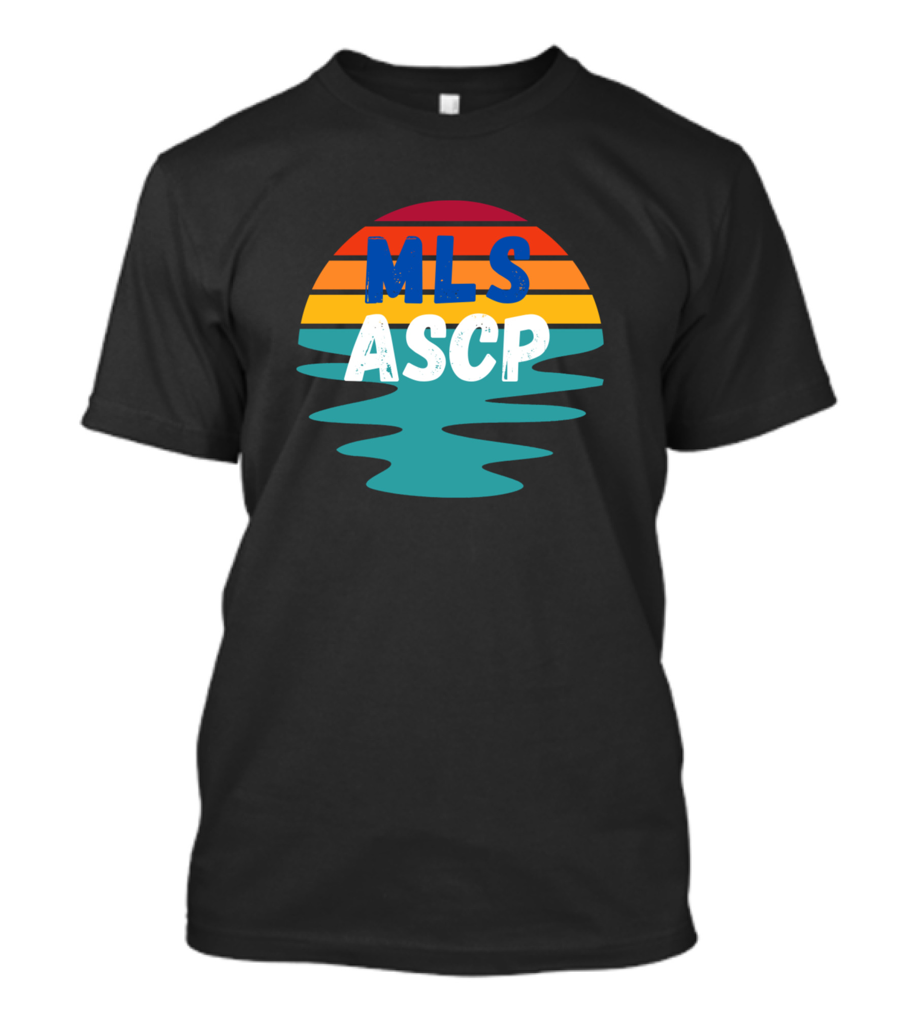 MLS ASCP Vintage Sunset Waves T-Shirt
