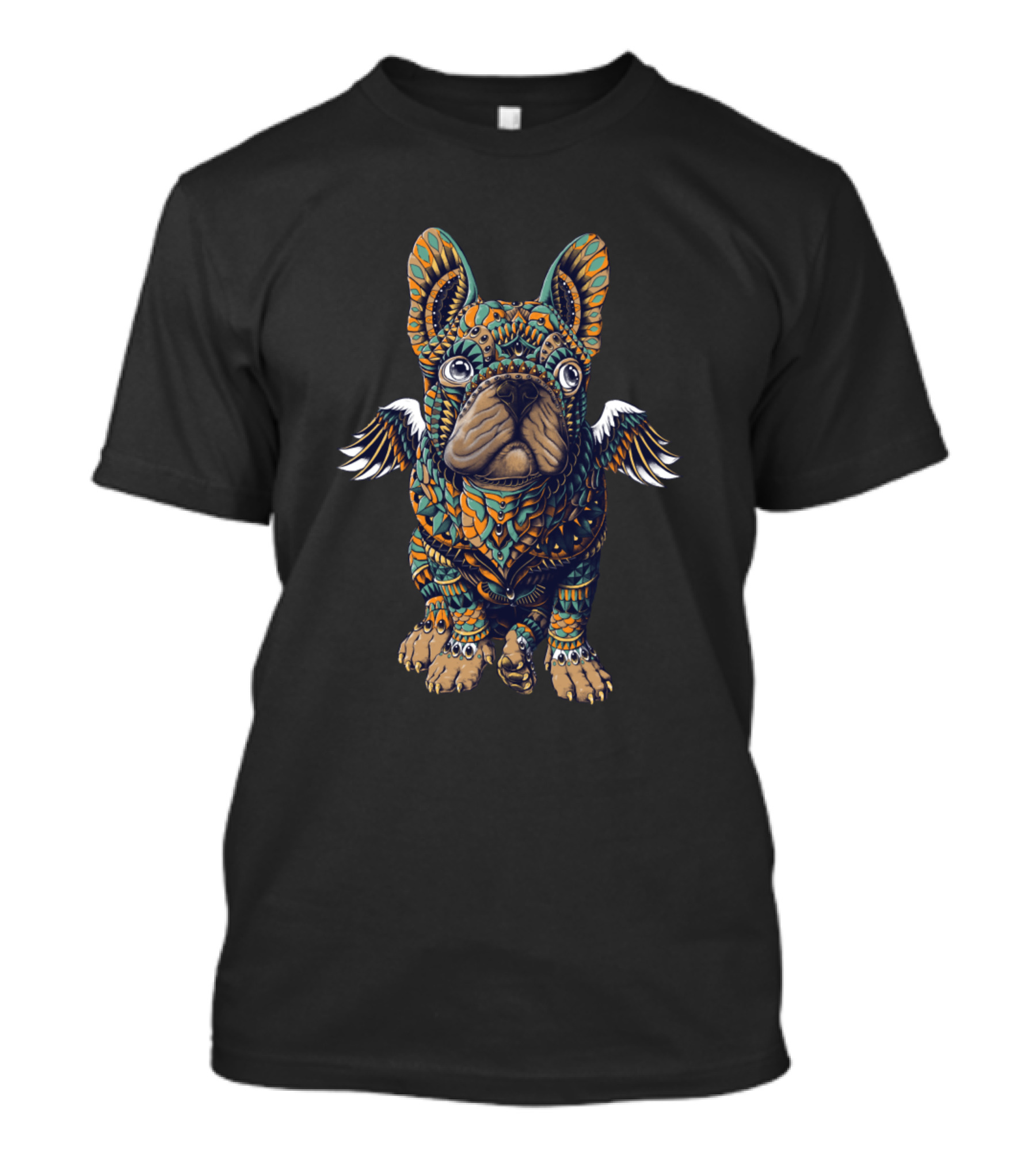 Dog Frenchie Winged T-Shirt