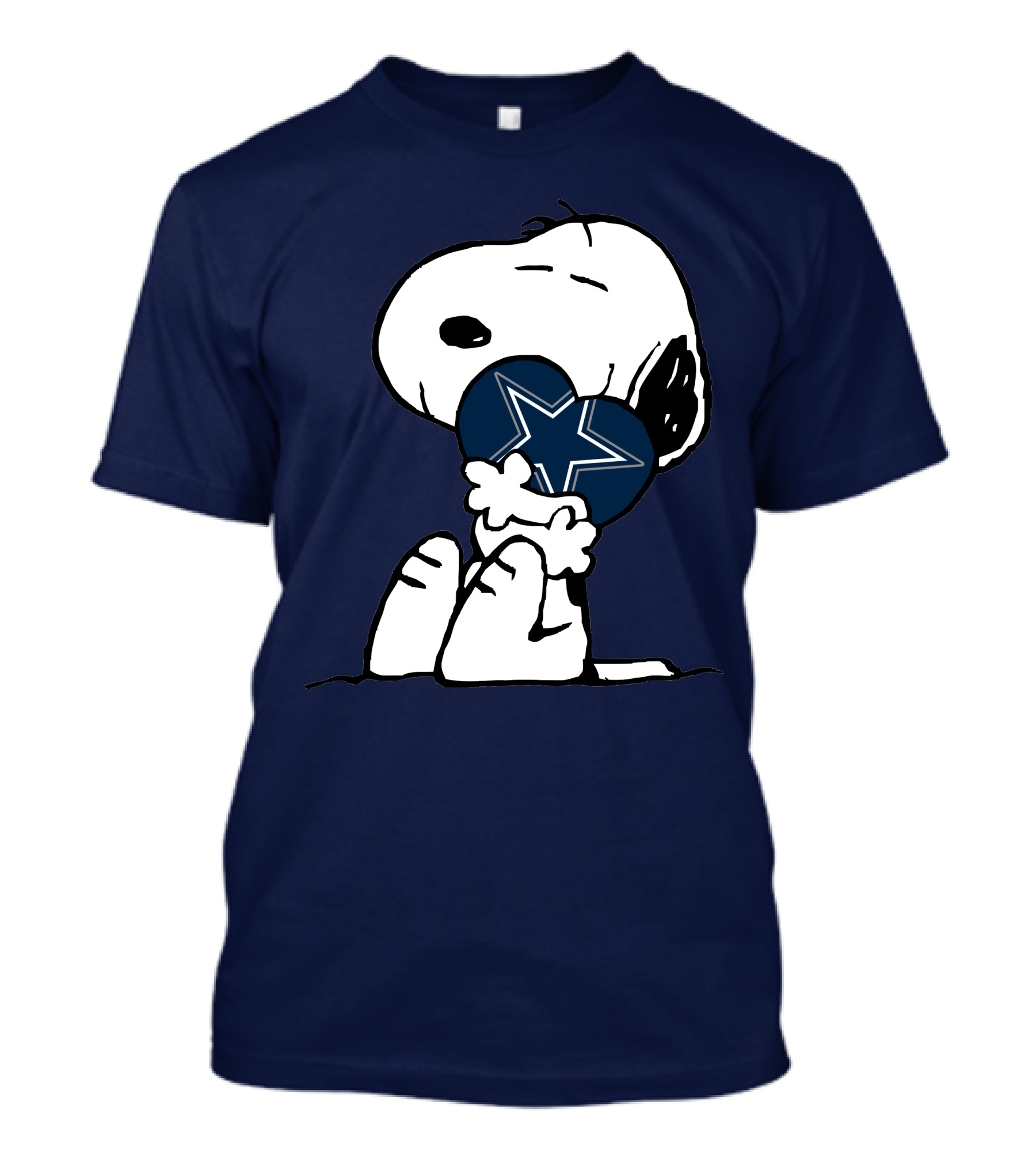 Snoopy Holding Dallas Cowboys Star T-Shirt