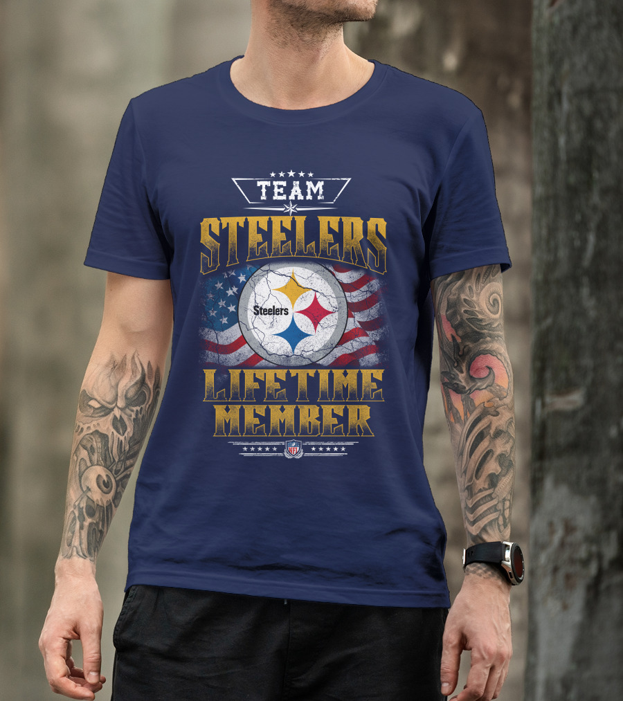 Team Steelers Lifetime Member T-Shirt