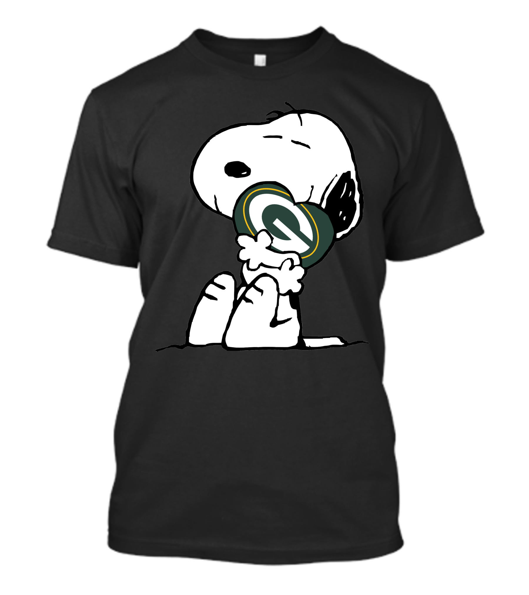 Snoopy Hugging Green Bay Packers T-Shirt