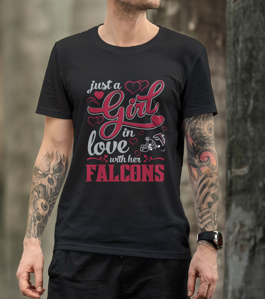 Just A Girl In Love With Her Atlanta Falcons T-Shirt