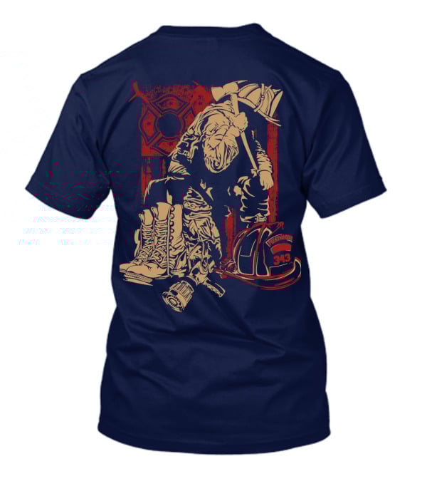 Firefighters Brotherhood Honor In Tradition And Valor 343 T-Shirt