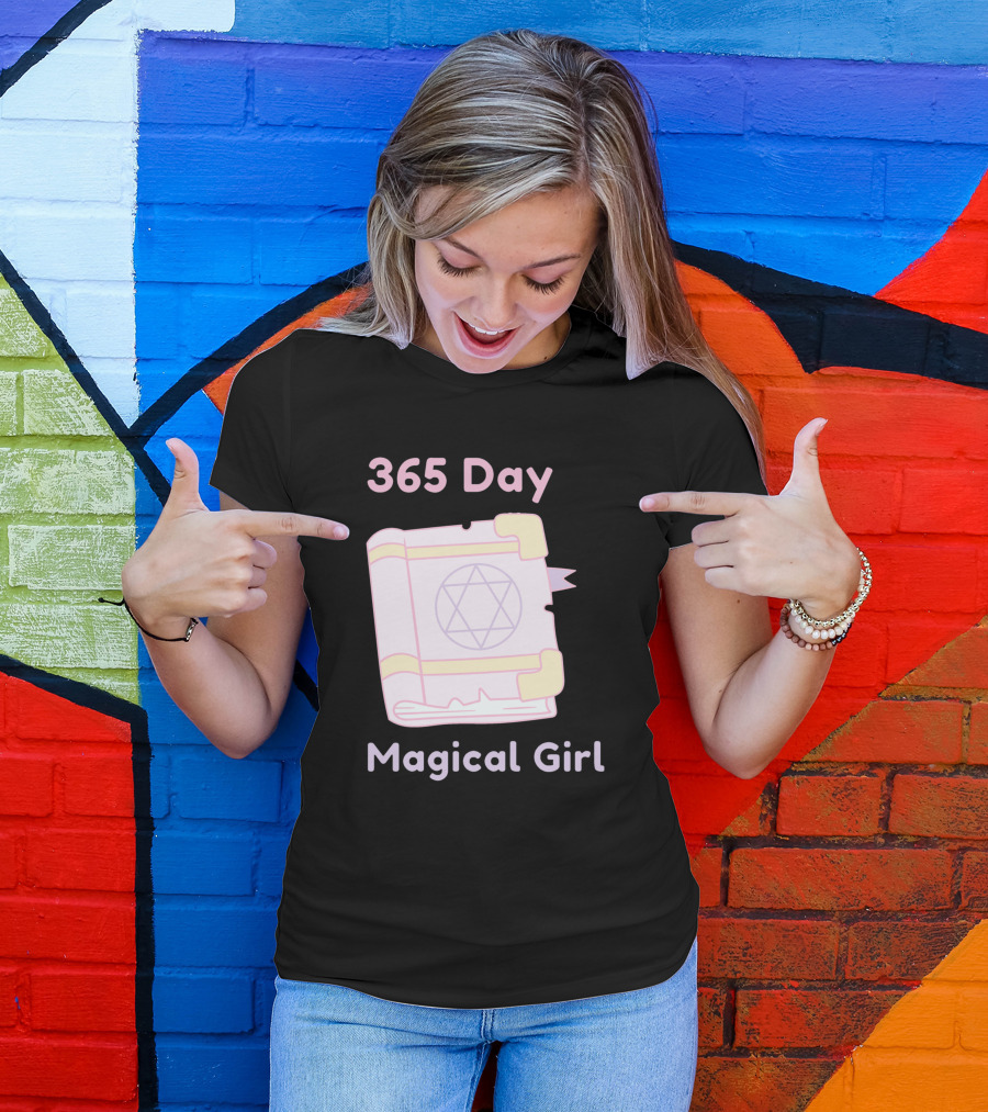 365 Day Magical Girl Pastel Spellbook Star Emblem T-Shirt