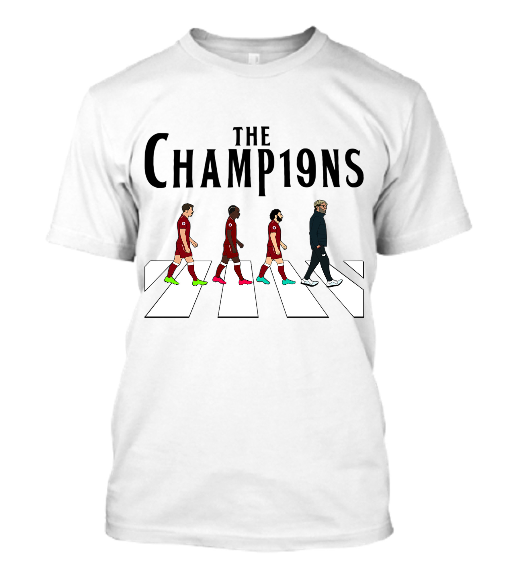 The Champ19ns Liverpool FC Abbey Road T-Shirt