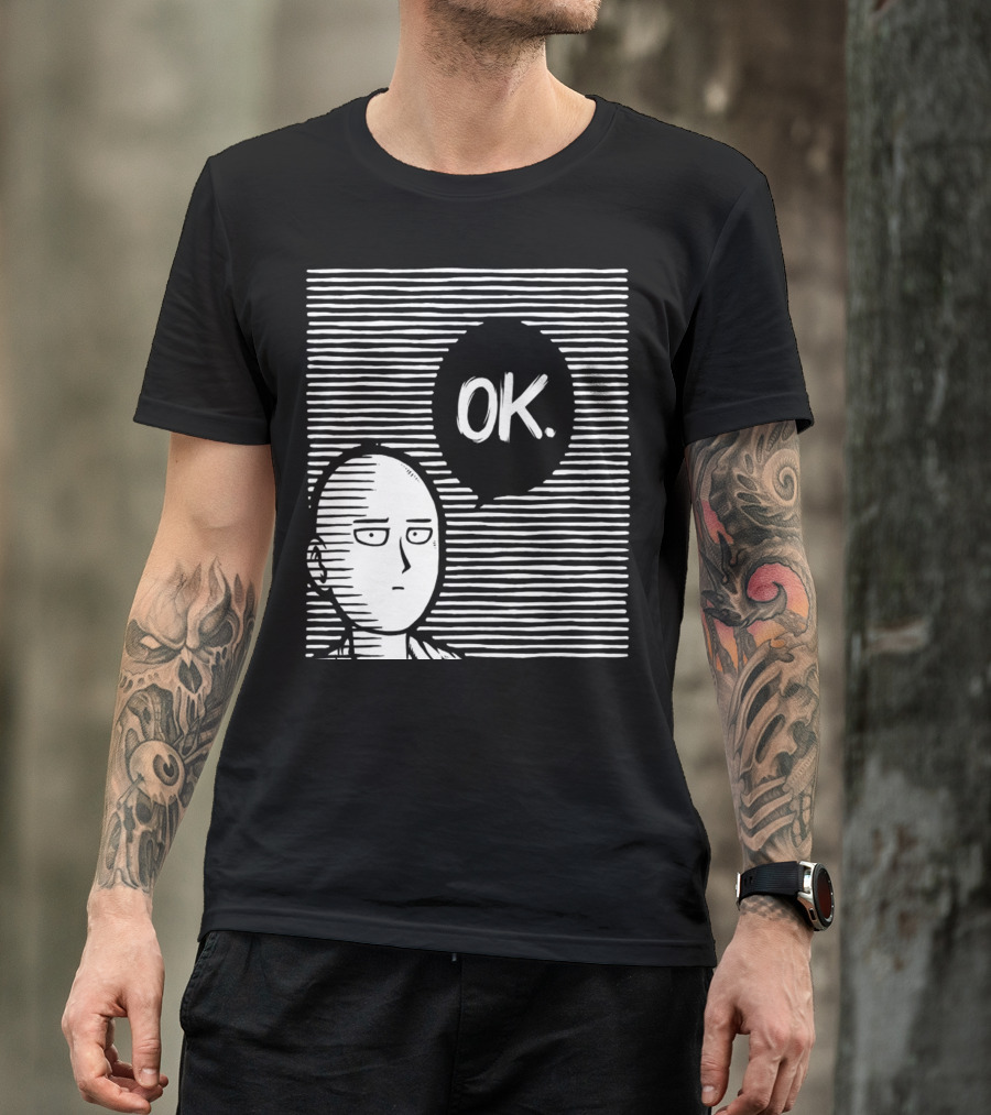 One Punch Man OK Comic T-Shirt