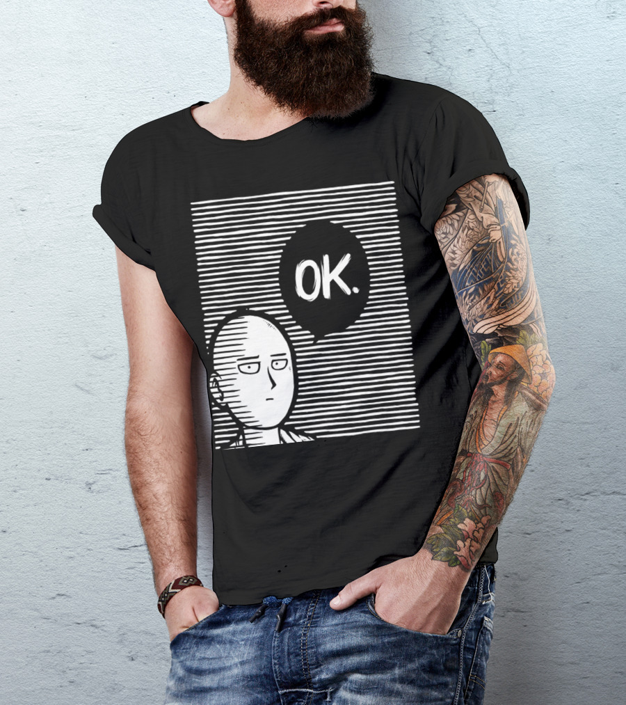 One Punch Man OK Comic T-Shirt