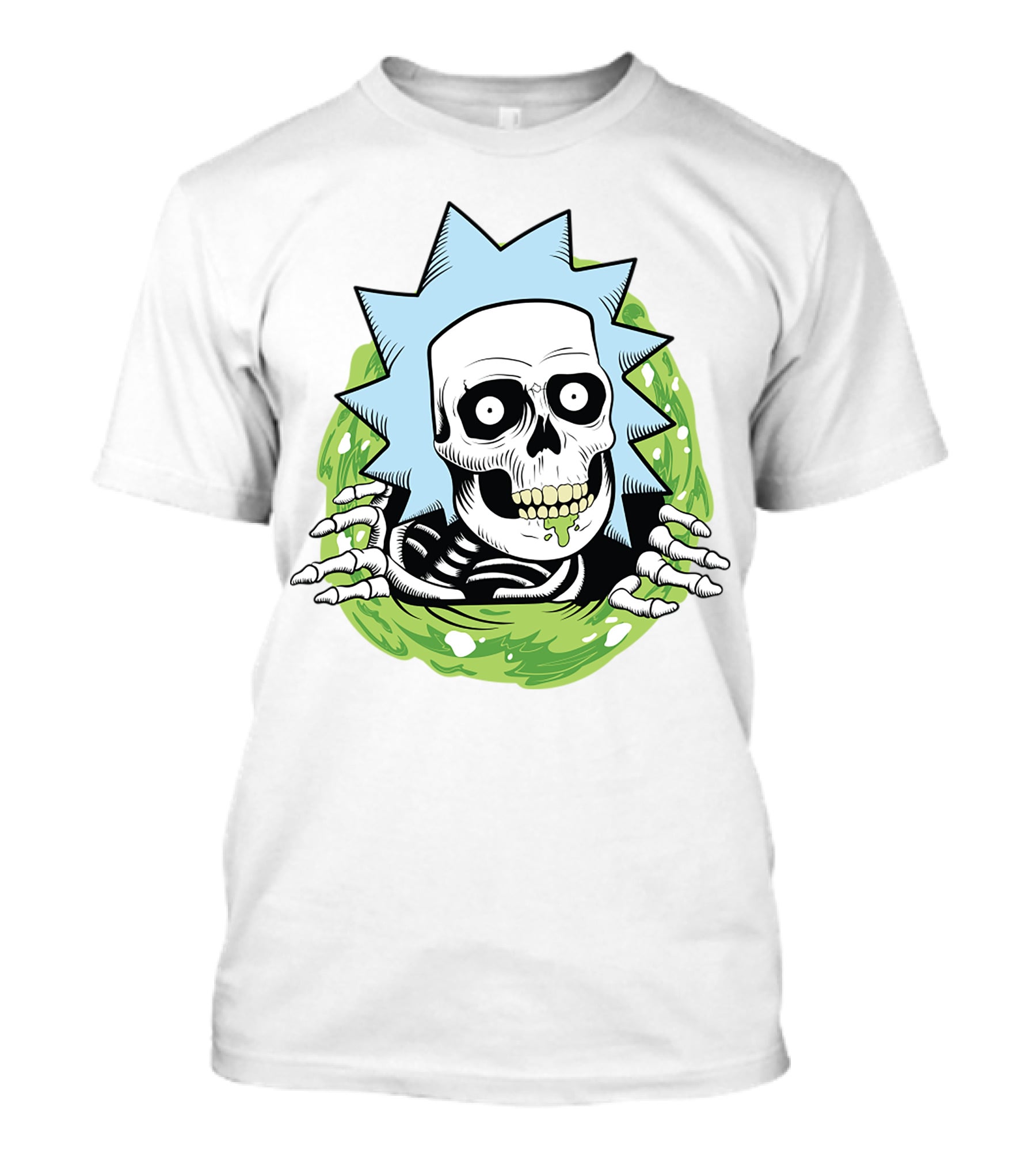 Rick And Morty Skull Portal Rick T-Shirt